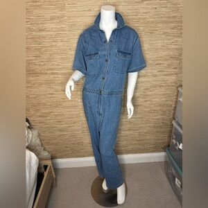 Old Navy Denim Utility Jumpsuit XL